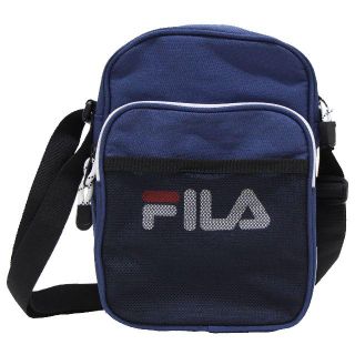 フィラ(FILA)のFILA フィラ ミニショルダーバッグ メッシュロゴ縦型★ネイビー【新品】(ショルダーバッグ)