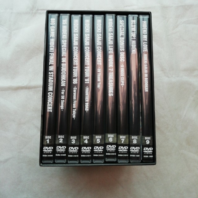 西城秀樹　DVDBOX(9枚セット)