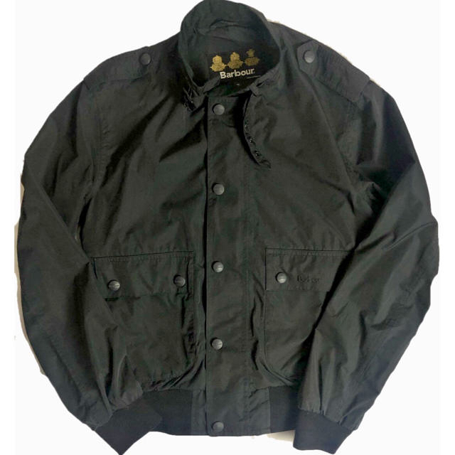 Barbour(バーブァー)の希少 Barbourバブアーflyerjacket フライヤージャケット 黒   メンズのジャケット/アウター(ブルゾン)の商品写真