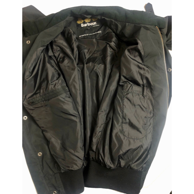 Barbour(バーブァー)の希少 Barbourバブアーflyerjacket フライヤージャケット 黒   メンズのジャケット/アウター(ブルゾン)の商品写真