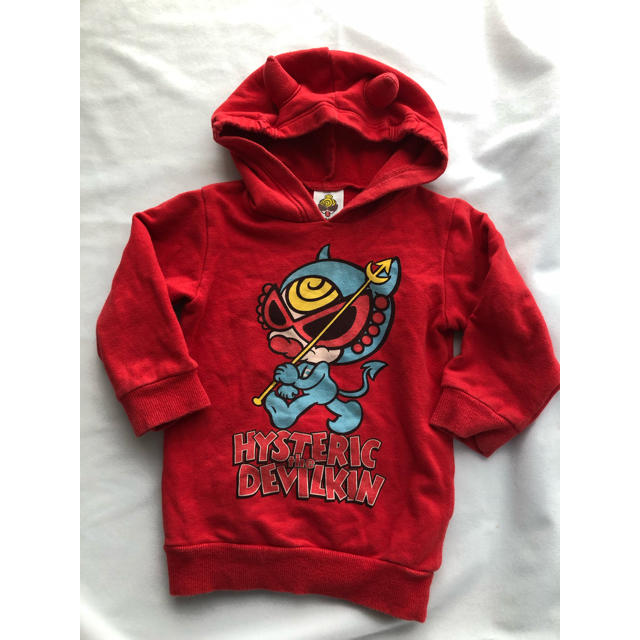 HYSTERIC MINI(ヒステリックミニ)のヒスミニ  スウェットワンピース キッズ/ベビー/マタニティのキッズ服女の子用(90cm~)(ワンピース)の商品写真