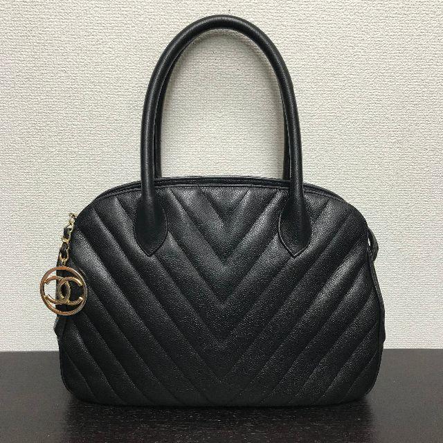 【正規品】極美品✨CHANEL キャビアスキン Vステッチ 長財布 『ギャラ付』