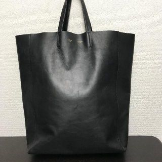 セリーヌ(CELINE)のセリーヌ　トートバッグ　ホリゾンタル カバ　黒　レザー(トートバッグ)