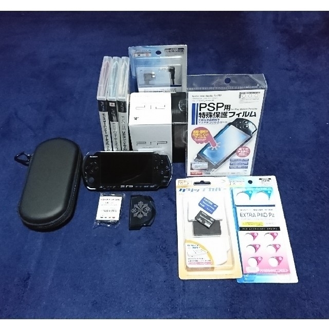 PSP 3000 本体・ソフト・メモリースティック等のセット