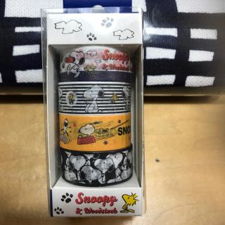 スヌーピー(SNOOPY)の新品未使用 スニーピー マスキングテープ4本セット(テープ/マスキングテープ)