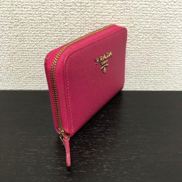 PRADA(プラダ)のプラダ　コインケース　サフィアーノ　美品☆　ピンク レディースのファッション小物(コインケース)の商品写真