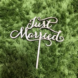 ケーキトッパー just married(その他)