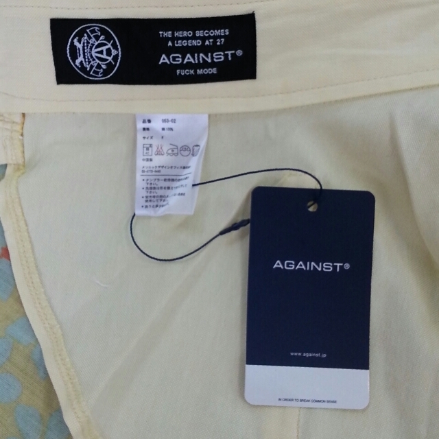 AGAINST(アゲインスト)のAgainst  値下げしました。 その他のその他(その他)の商品写真