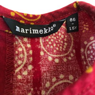 marimekko - マリメッコ ワンピース ハッピードレス 赤 ...