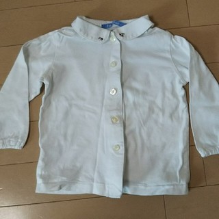 ファミリア(familiar)のトップス 子供服 白 長袖シャツ 90(Tシャツ/カットソー)