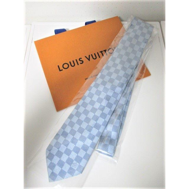 ☆LOUIS VUITTON ルイヴィトン ダミエ柄 ネクタイ 細ネクタイ
