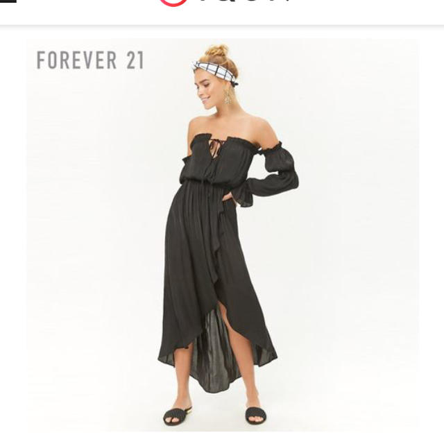 FOREVER 21(フォーエバートゥエンティーワン)のForever21 ハイローサテンワンピース ピンク 新品未使用 レディースのワンピース(ロングワンピース/マキシワンピース)の商品写真