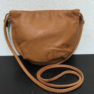 ロエベ(LOEWE)のロエベ　ショルダーバッグ　ブラウン　カーフレザー　お得(ショルダーバッグ)