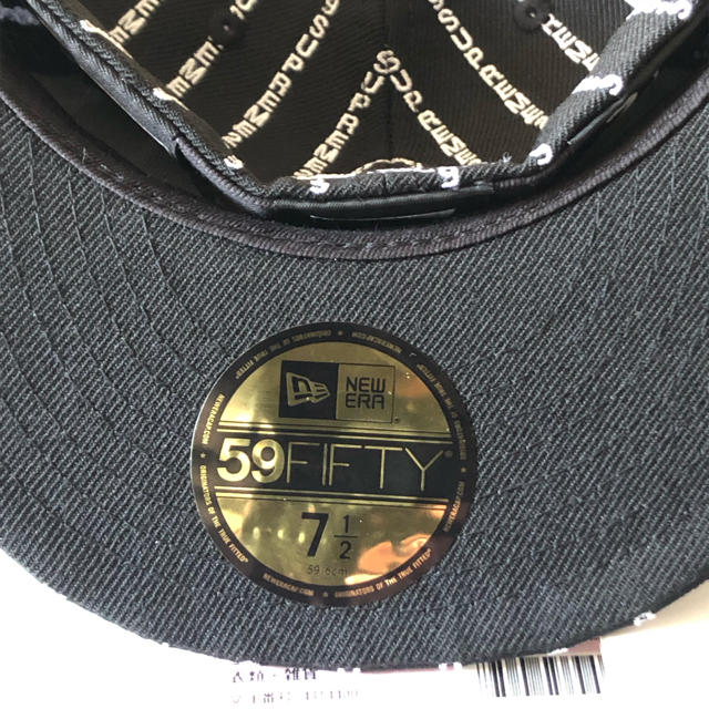 2019ss Supreme  New Era Black 7-1/2