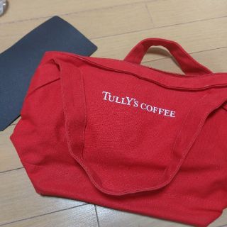 タリーズコーヒー(TULLY'S COFFEE)のタリーズコーヒー オリジナルトートバッグ 赤(トートバッグ)