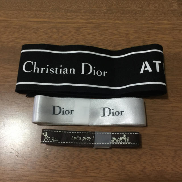 Christian Dior(クリスチャンディオール)のHERMES 2018 / Christian Dior リボンテープ レディースのバッグ(ショップ袋)の商品写真