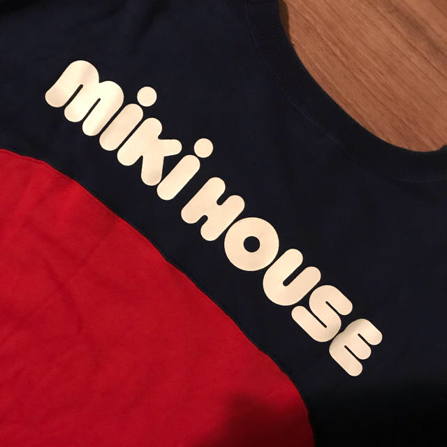 mikihouse(ミキハウス)のミキハウス 大人用バッグロゴトレーナー Mサイズ レディースのトップス(トレーナー/スウェット)の商品写真