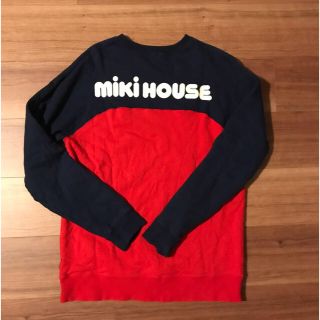 mikihouse - ミキハウス 大人用バッグロゴトレーナー Mサイズの通販 by ...