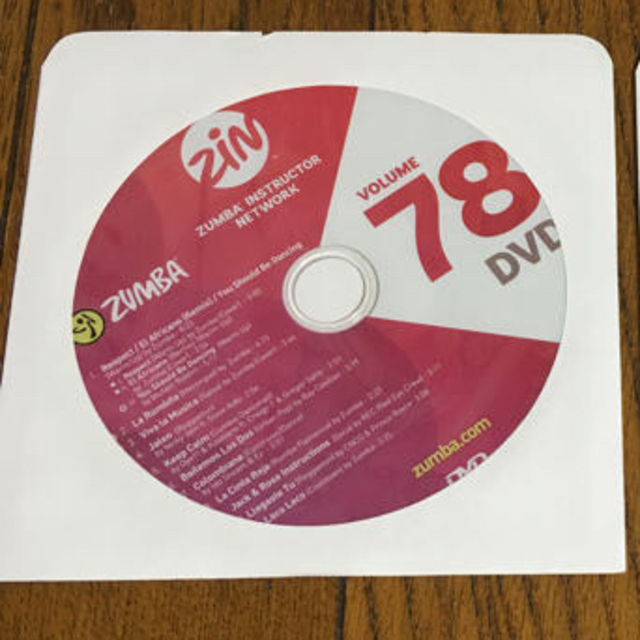 Zumba(ズンバ)のzumba DVD ZIN78 エンタメ/ホビーのDVD/ブルーレイ(スポーツ/フィットネス)の商品写真