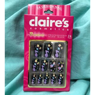 クレアーズ(claire's)のつけ爪　黒(つけ爪/ネイルチップ)