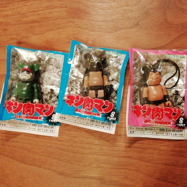 キン肉マン　ベアブリック　三体セット エンタメ/ホビーのおもちゃ/ぬいぐるみ(キャラクターグッズ)の商品写真