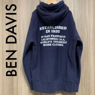 ベンデイビス(BEN DAVIS)のBEN DAVIS ジップアップ パーカー リバースウィーブ(パーカー)