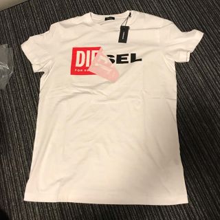 ディーゼル(DIESEL)のDIESEL ディーゼル Tシャツ 白 T-DIEGO-QA  L(Tシャツ/カットソー(半袖/袖なし))