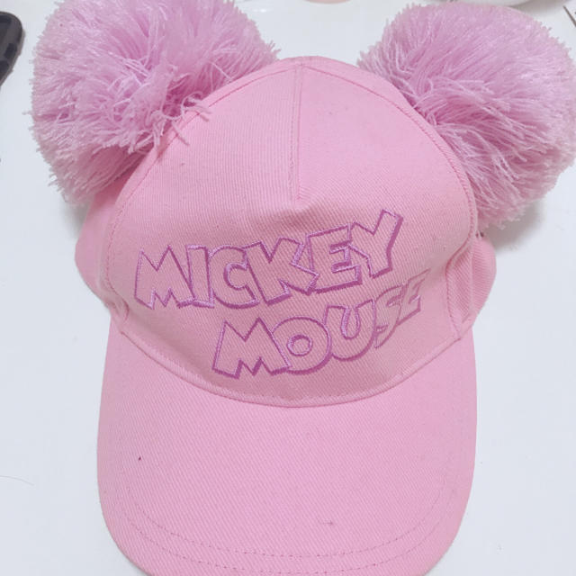 Disney(ディズニー)のディズニー ポンポンキャップ ライトピンク レディースの帽子(キャップ)の商品写真