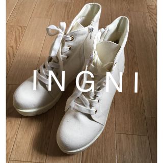 イング(INGNI)の新品★INGNI（レースUPブーツ）(ブーツ)