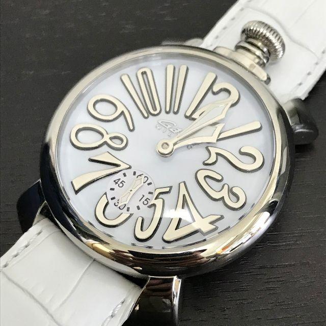 ガガミラノ　腕時計　マヌアーレ48　手巻き　裏スケ　美品！