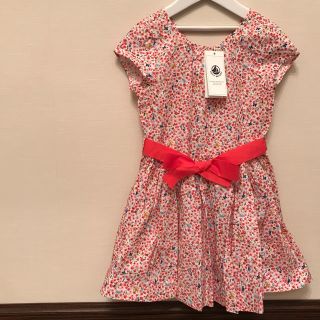 プチバトー(PETIT BATEAU)の【haruphin様 ご専用】プチバトー 19SS ポプリンワンピース 5a(ワンピース)