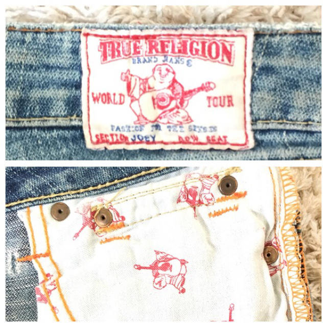 True Religion(トゥルーレリジョン)の【TRUE RELIGION】ジーンズ(25)デニムジーパン トゥルーレリジョン レディースのパンツ(デニム/ジーンズ)の商品写真