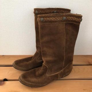 ミネトンカ(Minnetonka)のMINNETONKA◎ミネトンカ◎ロングブーツ◎ブラウン 茶色◎24cm(ブーツ)