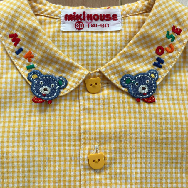 mikihouse(ミキハウス)のミキハウス ブラウス キッズ/ベビー/マタニティのベビー服(~85cm)(シャツ/カットソー)の商品写真