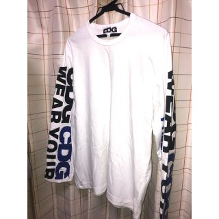 コムデギャルソン(COMME des GARCONS)のCDG LONG SLEEVES T-shirt Lサイズ 3月10までの出品(Tシャツ/カットソー(七分/長袖))