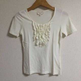 ローラアシュレイ(LAURA ASHLEY)のLAURA ASHLEYフリルカットソー(Tシャツ(半袖/袖なし))