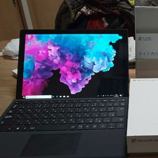 マイクロソフト(Microsoft)のsurface pro 6      ブラック(ノートPC)