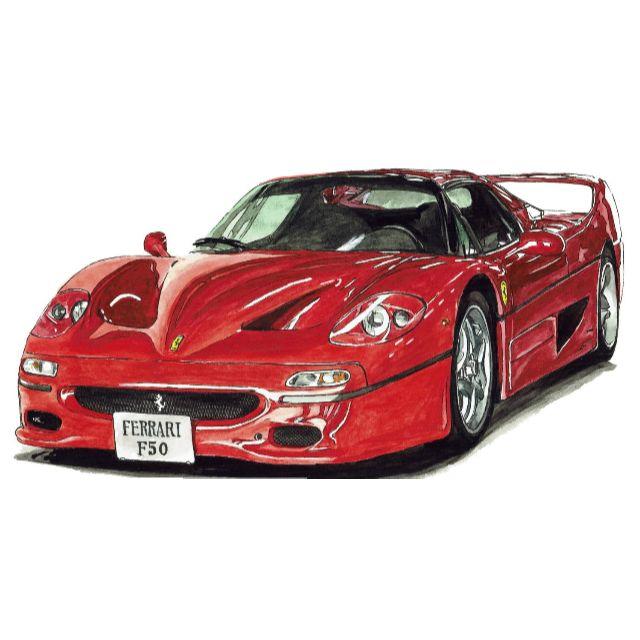 GC-1107フェラーリF355/F50限定版画直筆サイン額装●作家平右ヱ門 3