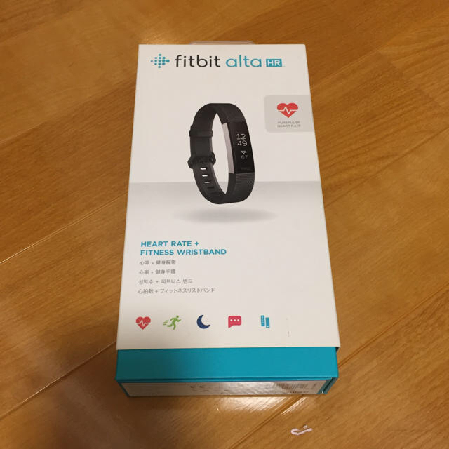 【美品】セット割 fitbit alta HR ブラック BKS