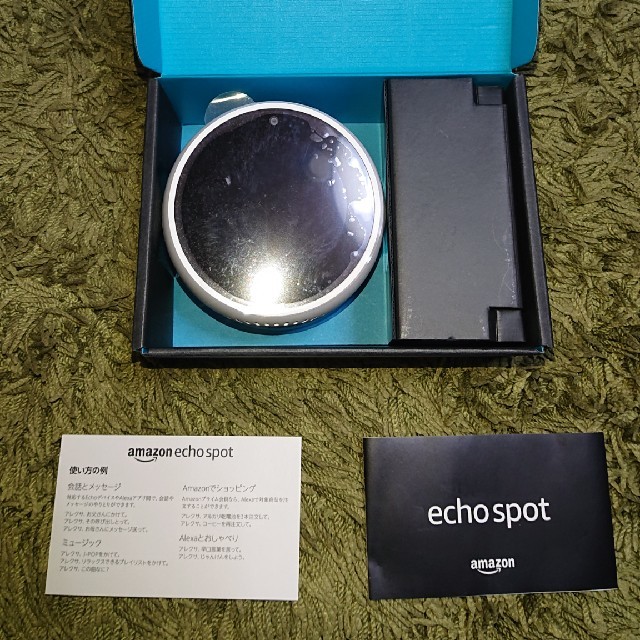 ほぼ新品 echo spot