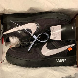 オフホワイト(OFF-WHITE)の黒タグ 新品OFF-WHITE × NIKE AIR FORCE 1 28cm(スニーカー)