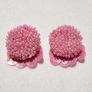 ハンドメイドビーズピアス(ピアス)