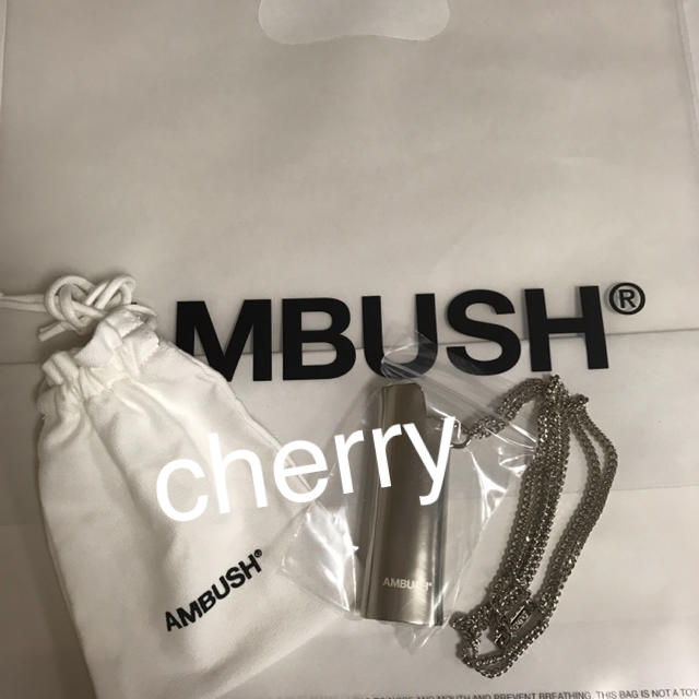 AMBUSH(アンブッシュ)のBOX ショッパー付☆送料込み AMBUSH ライタケース ネックレス メンズのアクセサリー(ネックレス)の商品写真