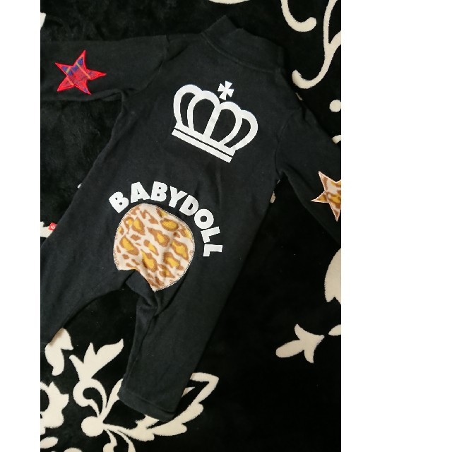 BABYDOLL(ベビードール)の美品♡BABYDOLLロンパース♡ベビーザらス 赤ちゃん本舗 キッズ/ベビー/マタニティのベビー服(~85cm)(ロンパース)の商品写真