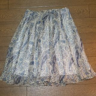 アナイ(ANAYI)のハリハリ様専用　アナイ　スカート　シルク　新品未使用タグ付き　ANAYI　36(ひざ丈スカート)