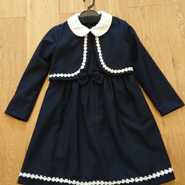 EASTBOY(イーストボーイ)の入学式120センチEASTBOYワンピースボレロセット キッズ/ベビー/マタニティのキッズ服女の子用(90cm~)(ワンピース)の商品写真