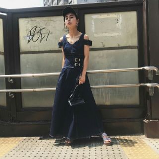 アメリヴィンテージ(Ameri VINTAGE)のとんんんんん様専用です。WIDE BELT DOCKING DRESS(ロングワンピース/マキシワンピース)