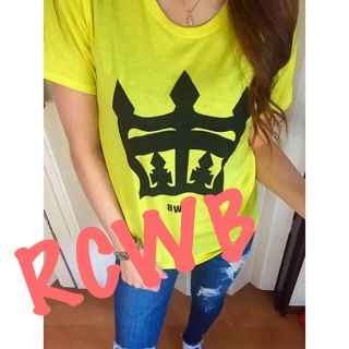 ロデオクラウンズ(RODEO CROWNS)のロデオ♡でかロゴ♡カラーTシャツ♡(Tシャツ(半袖/袖なし))