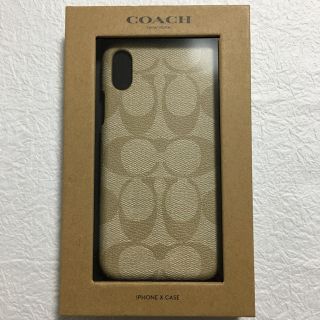 コーチ(COACH)の★バス釣り様専用★【新品未使用】コーチ iPhoneケース  X シグネチャー(iPhoneケース)