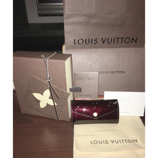 正規品】LOUIS VUITTON ヴェルニ ジッピーウォレット アマラント